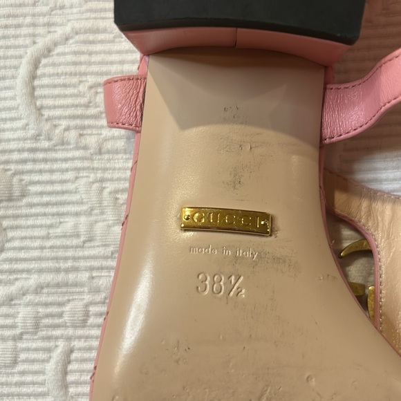 Gucci Wild Rose Charlotte Marmont Sandal. Nearly new. 38.5 - Picture 11 of 17
